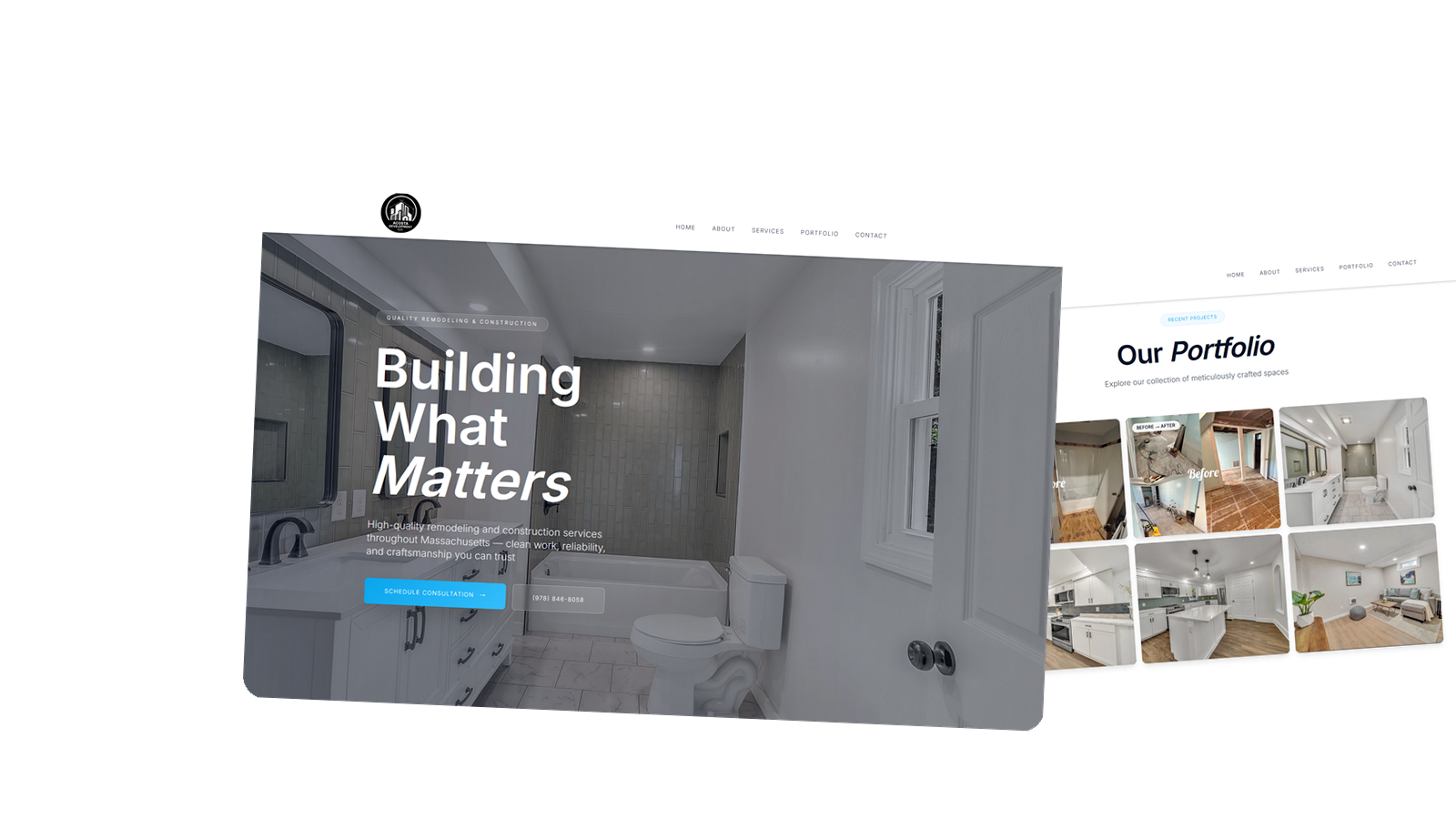 Acosta Dev LLC — real estate development website built by Bay State Studio